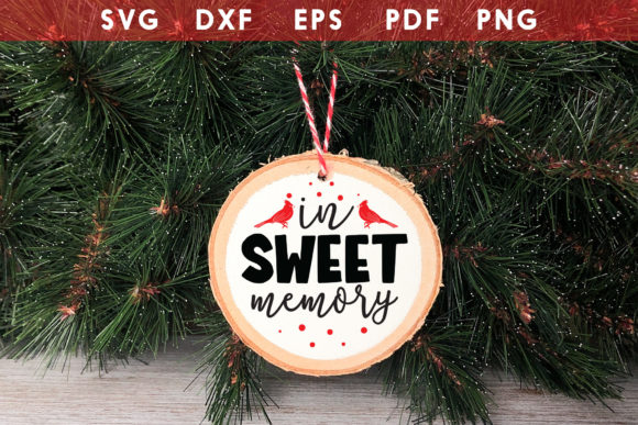 In Sweet Memory, Cardinal Ornament SVG: A Designer’s Review