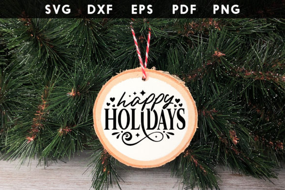 Review: Happy Holidays Christmas Ornament SVG