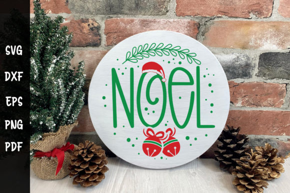 Reviewing Noel SVG Christmas Round Sign for Embroidery