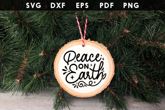 Reviewing Peace on Earth Christmas Ornament SVG