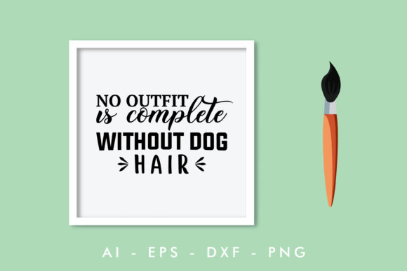 Reviewing the Dog Quote Design Vector Template